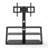 Multi-Function Angle & Height Adjustable Tempered Glass TV Stand