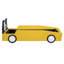 Race Car-Shaped Platform Bed With Wheels-1569023965