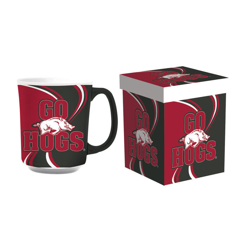 Université de l'Arkansas, céramique 14 oz avec boîte assortie