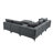 Upholstered L-Shaped Sectional Reversible-1328536299