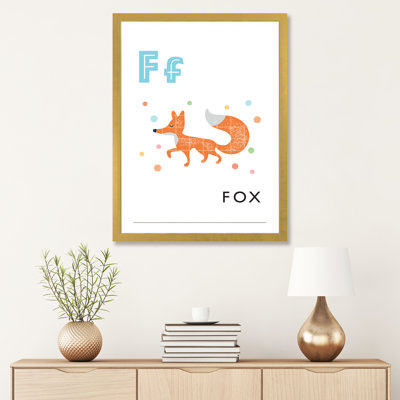 " Alphabet Flash Cards F "