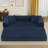 78" Compression Corduroy Sleeper Sofa, Convertible Upholstered Couch with 2 Pillows, No Assembly Required-118101139-124439129