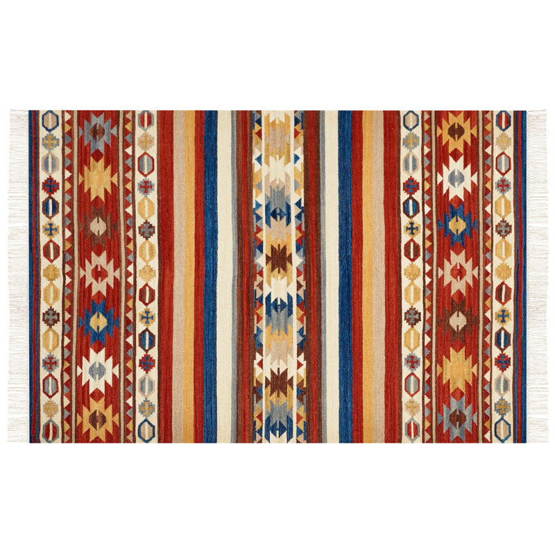 Kroh Southwestern Hand Woven Area Rug, Rectangle 200 x 300cm