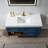 48" Wall Mounted Single Bathroom Vanity with Quartz Top-1273497257