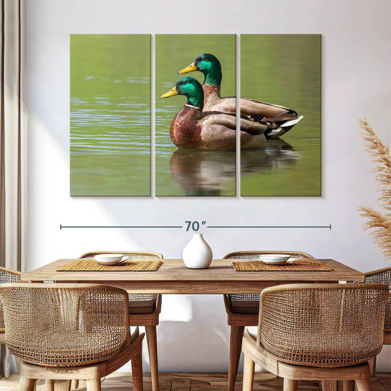 Coupe de canards colvert, H 42 po x l 65 po
