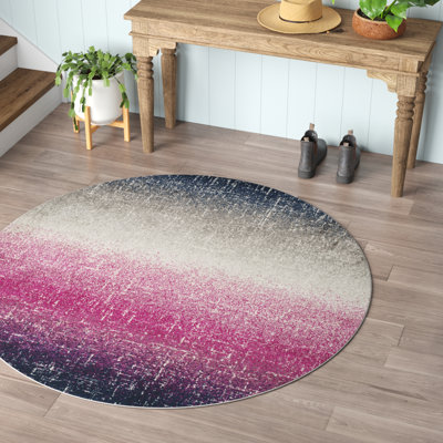 Christa Fuchsia/Navy Area Rug