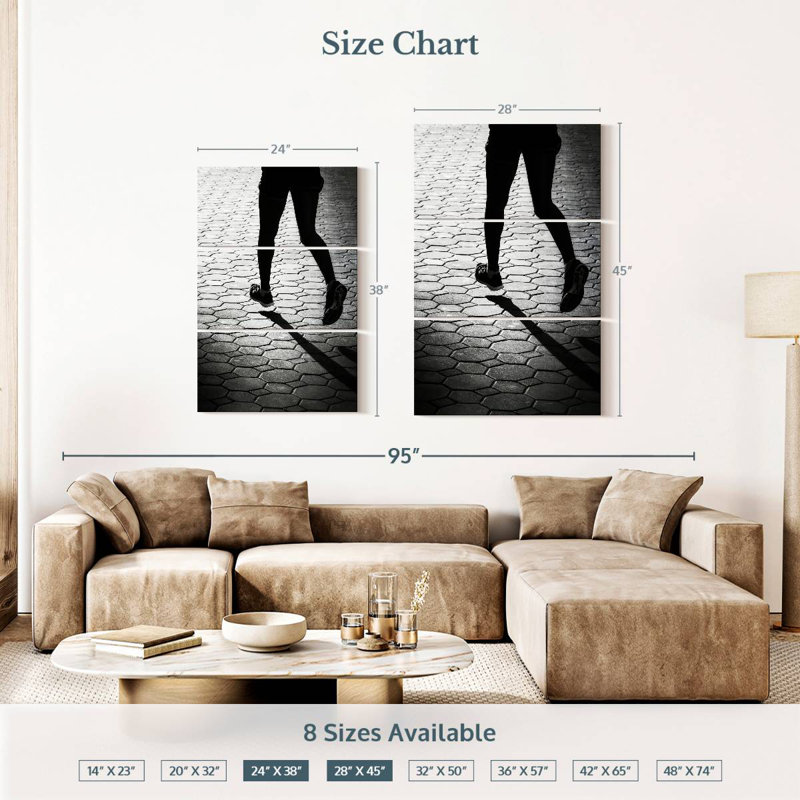 Sireci BW Jogging, 38" H x 24" W