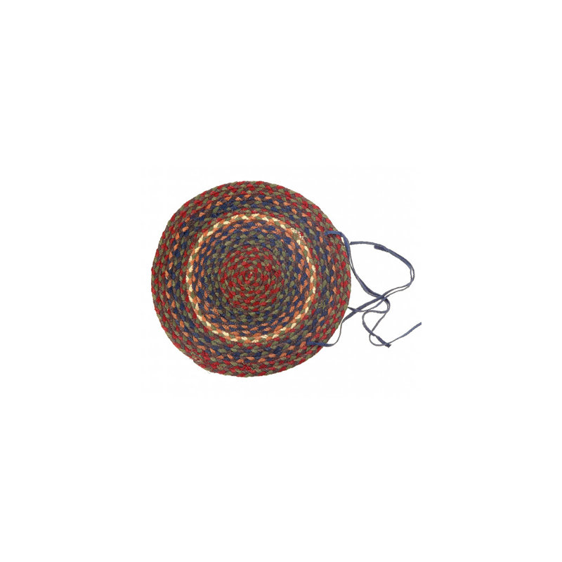 Coussin de coussin de chaise tressé, Rouge