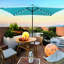 Parasol solaire rectangulaire pour terrasse 10 x 6,5 pi Turquoise-133154229-133154232