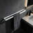 Stainless Steel Wall Mount Towel Bar Holder for Bathroom - Heavy Duty 4-Sided Integrated Design with Matte White Finish - Easy Installation Towel Rack Hanger-135404125
