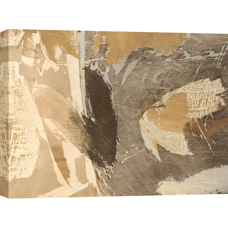 3SN6393 Abstract Meditation by Jim Stone - Wrapped Canvas Painting, 70cm H x 100cm W x 4cm D