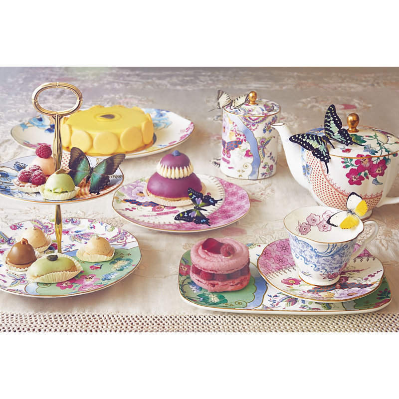 Butterfly Bloom China Salad/Dessert Plate