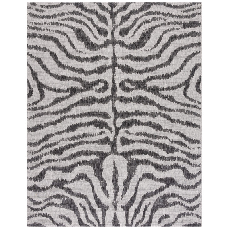 Courtyard Performance Animal Print Indoor/Outdoor Area Rug, Rectangle 9' x 12'