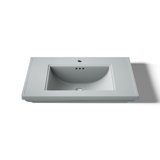 Memoirs® Stately Pedestal/Console Table Bathroom Sink Basin with Single Faucet-hole Drilling
