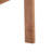 Wooden Bench In Orange - Patio With Middle Table And Umbrella Hole For Outdoor Spaces Like Patio, Porch, Poolside, Balcony 27.08"W Product Width Trust From For Dependable Seating Option