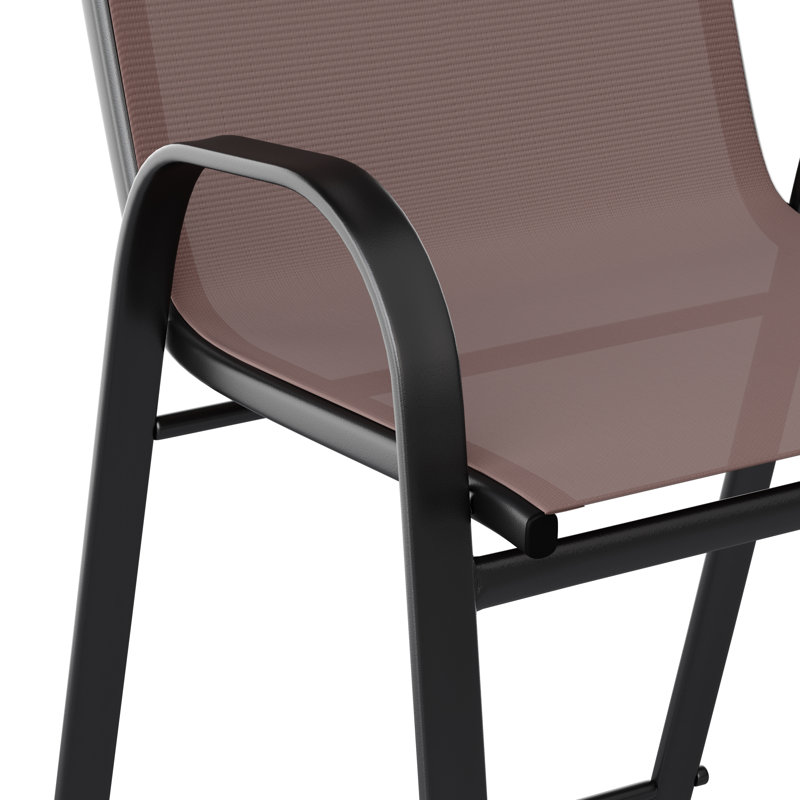 Tabouret de bar d'extérieur Artu, Brun