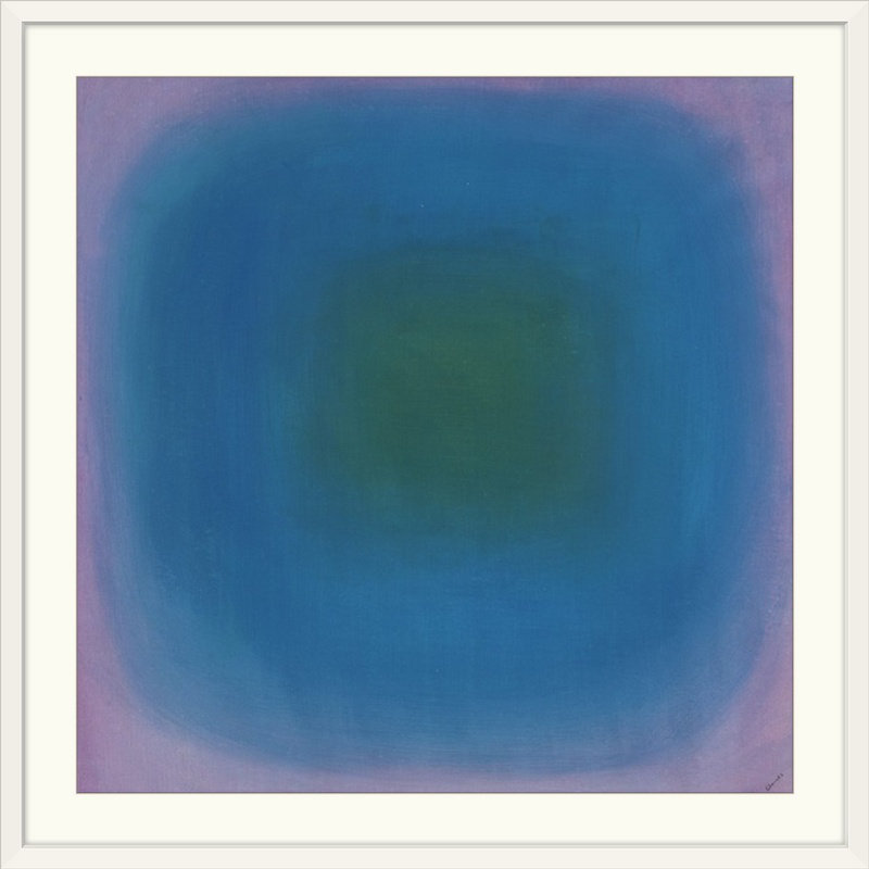 'mod Pod Iii Par Sydney Edmunds Impression De Peinture, Encadré Blanc, 38" H x 38" lx 1" p