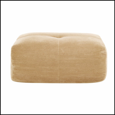 Canapé d'angle avec coussins moelleux en velours côtelé doux, parfait pour le confort et le décor élégant du salon