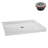 Streamline 42 in. x 34 in. Alcove Acrylic Shower Base in Glossy White with Center Drain, Drain Included