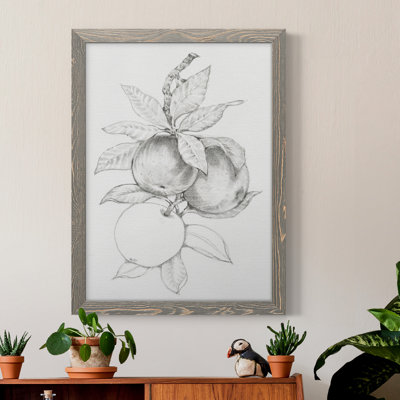 Branche de fruits II - Toile encadrée de qualité supérieure - prête à être accrochée