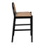 Peter Upholstered Stool with Solid Wood Frame