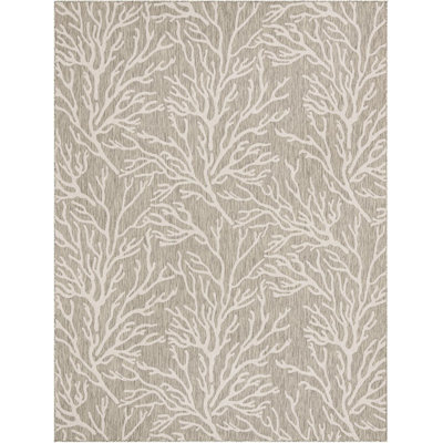Tapis contemporain gris Azilynn