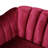 Modern Velvet 3-seater Sofas, Contemporary Wine Red For Home
