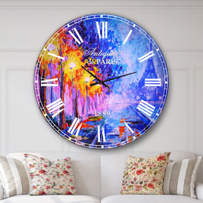 Swigart Metal Wall Clock