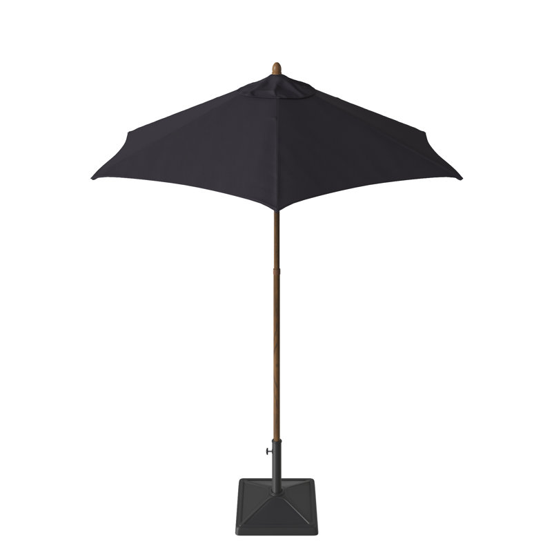 Parasol de marché Henry Street, Bleu marine - polyester