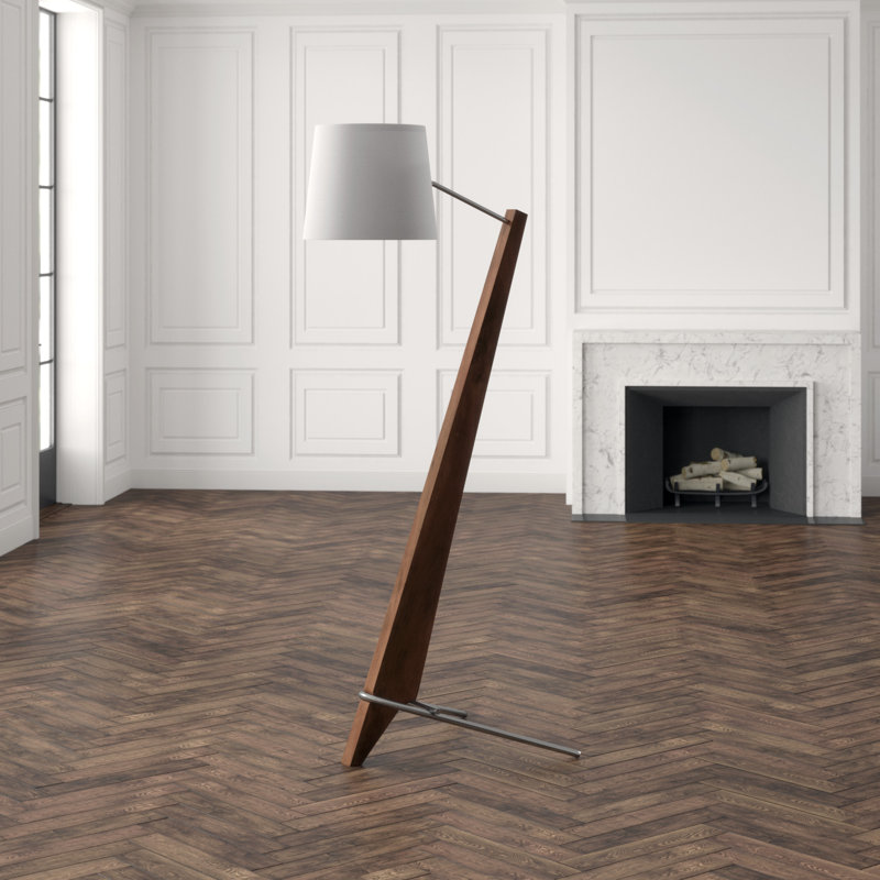 Silva Floor Lamp, Walnut