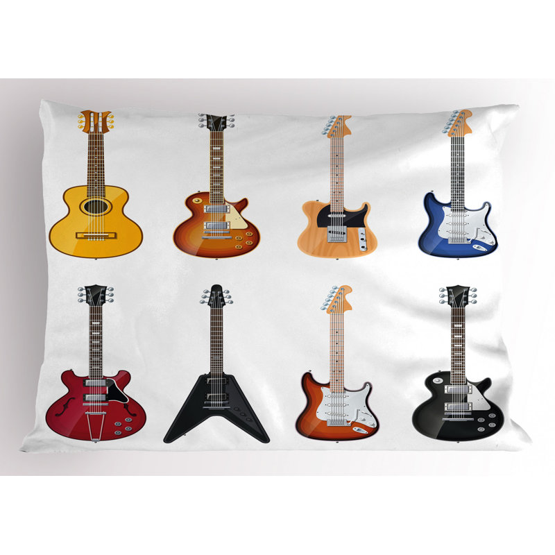 Jazz Polyester Sham Set, Twin