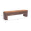Banc de rangement Bonker brun