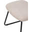 Chiara Upholstered Chenille Side Chair With Footstool