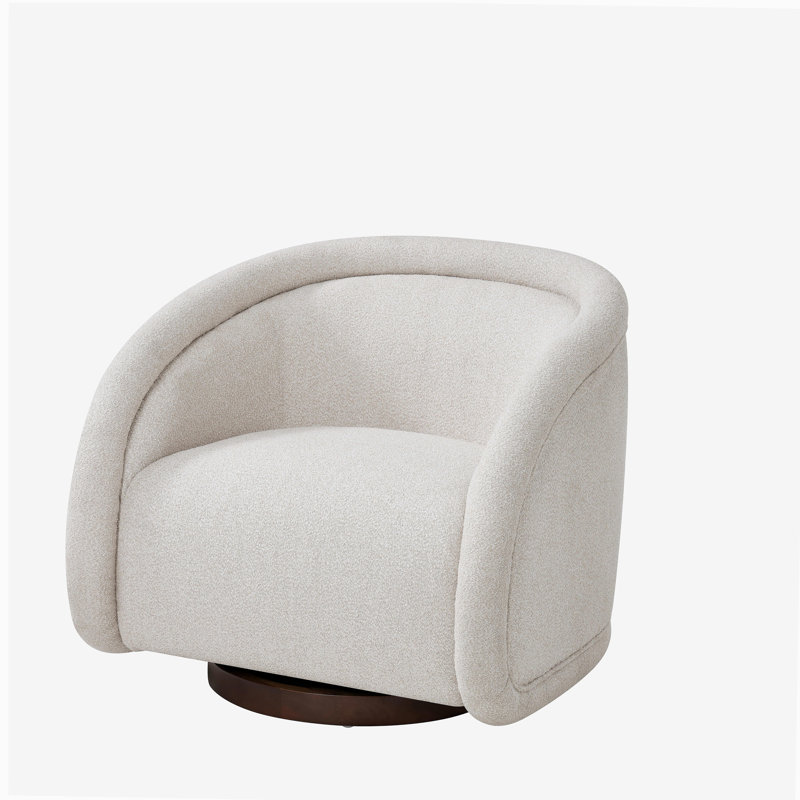 Chaise pivotante Sabbo Beige Boucle