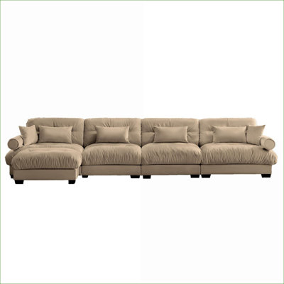 Luxurious Oversized Velvet Sectional