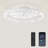 24 Inch Low Profile Ceiling Fans with Lights and Remote-835616066