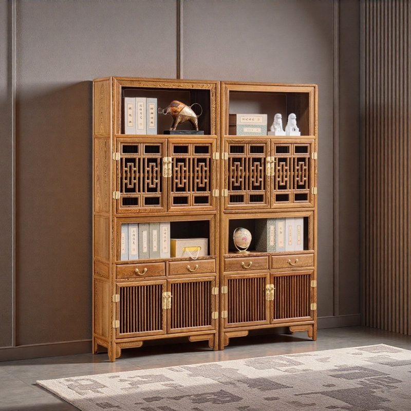 Nouvelle bibliothèque de style simple rétro chinois