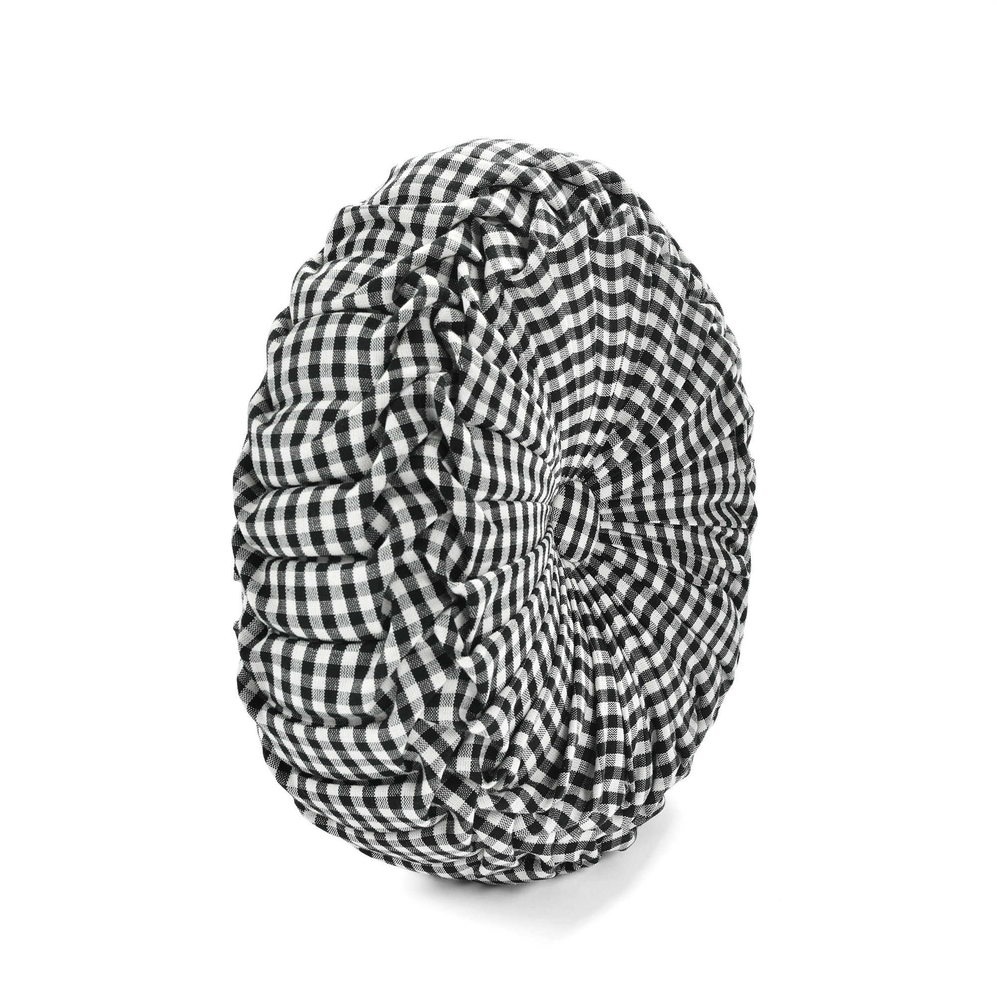 Lush Insert Lush Decor Gingham Check Yarn Dyed Round Pillow Cover & Insert ...
