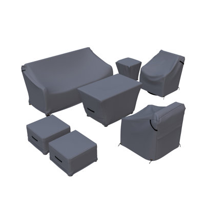 Cracraft Outdoor Sofa Seating Group Cover by Arlmont & Co.
