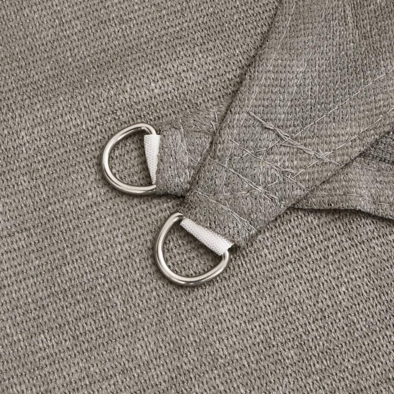 6m x 7m Rectangle Shade Sail, Grey