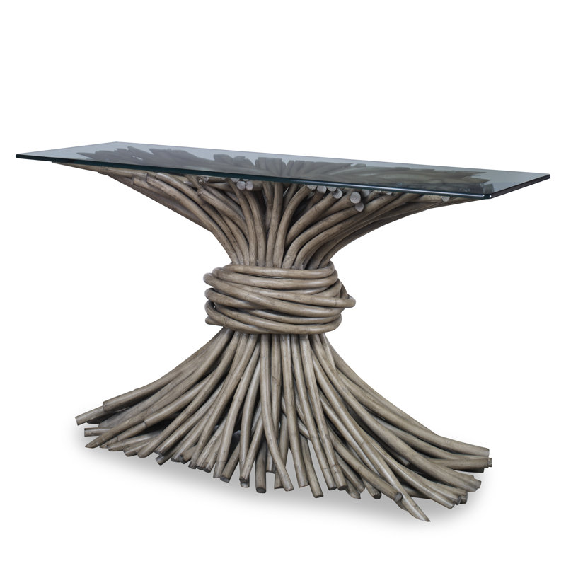 Caribe 56'' W Console Table, French Gray