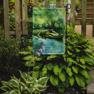 Drapeau de jardin de crocodile