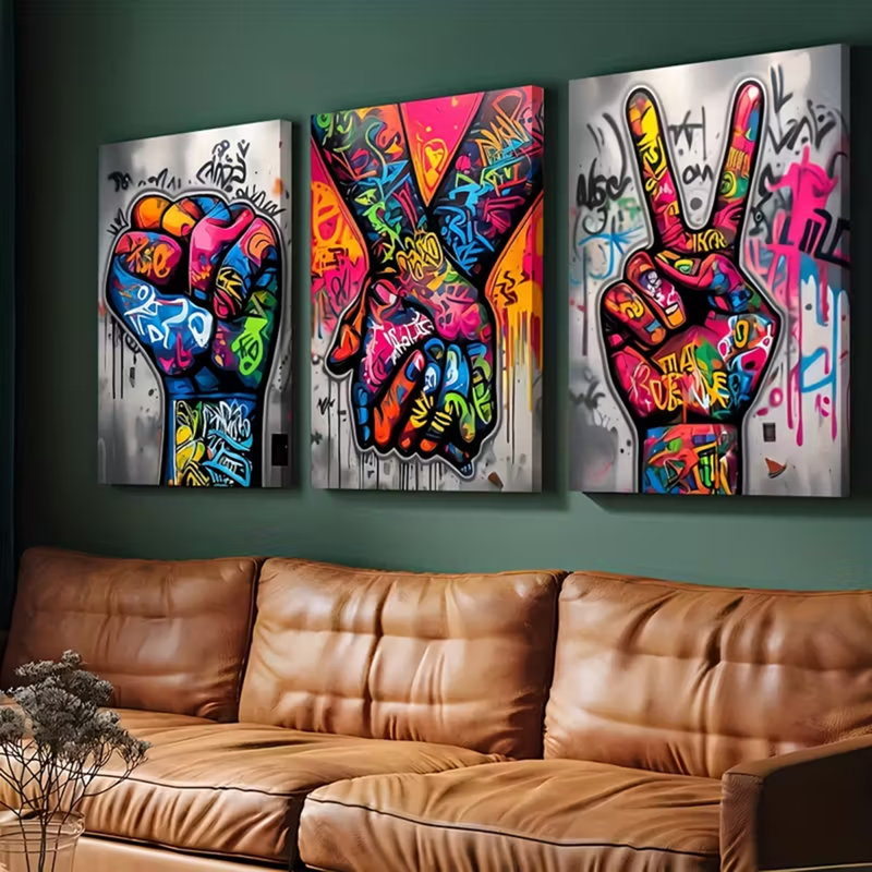 3 Piece Print on Canvas