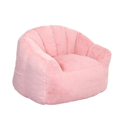 Soft and Comfortable Bean Bag Chair with Armrests