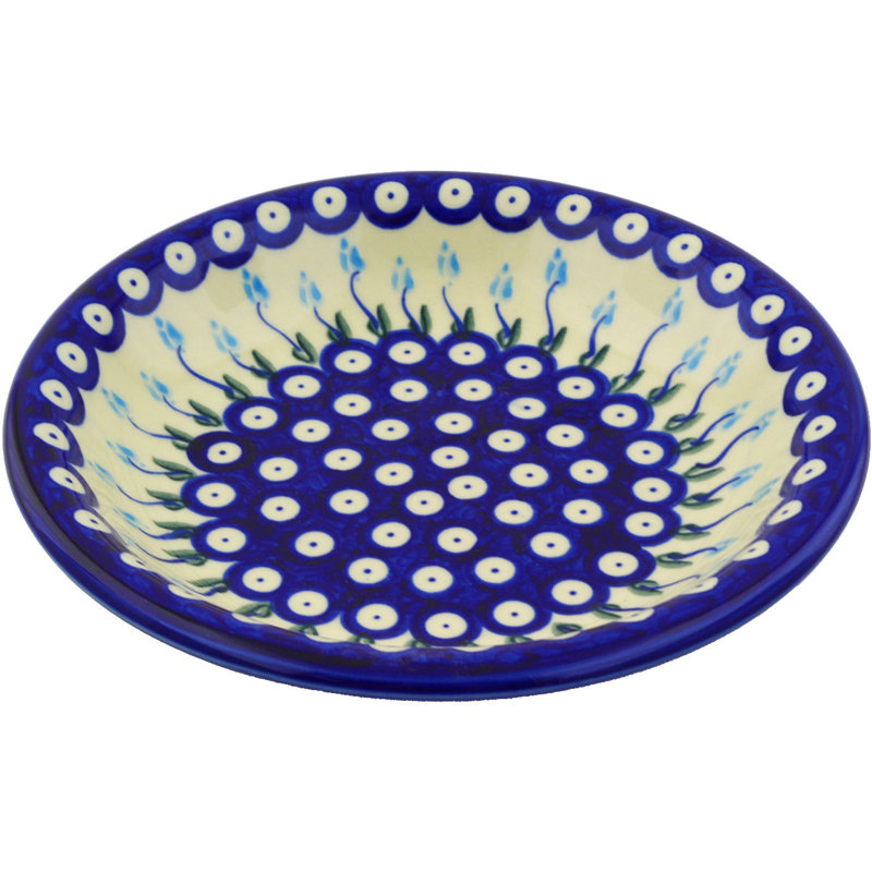 Floral Peacock 24 oz. Pasta Bowl