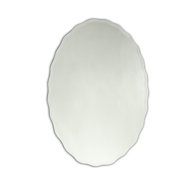 Denzer Flat Wall Mirror, 27.56" H x 19.69" W