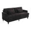Canapé en chenille de style Mid-Century moderne avec coussins amovibles-1955382340