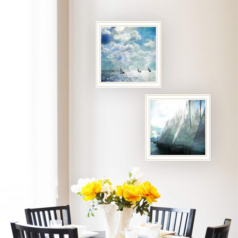 Décoration murale 4U 2 PC Trendy Decor, Blanc