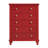 Jazmond 36" W 5-Drawer Manufactured Wood Vertical Chest with Metal Glides -1756544400
