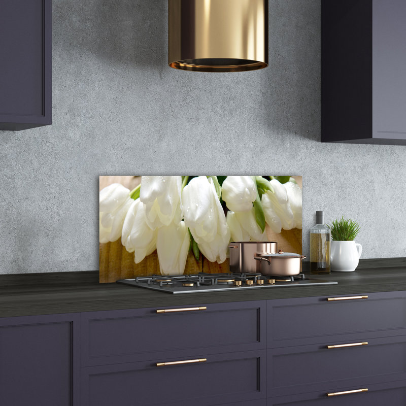 Lofley 50cm W x 100cm L Glass Peel and Stick Panel